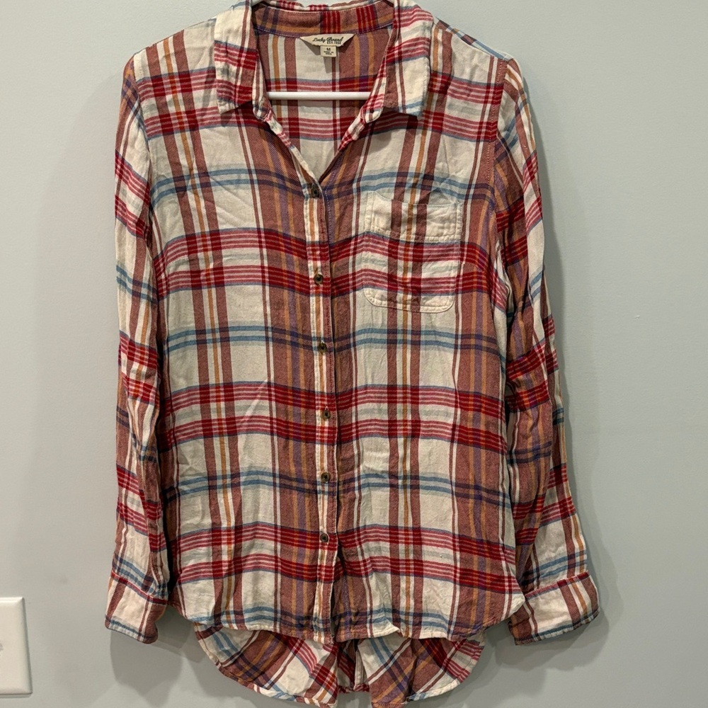 Lucky Brand Multicolor Plaid Shirt